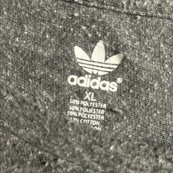 Adidas Gray Lakers Tee with Yellow and Purple Logo - Picture 2 of 2